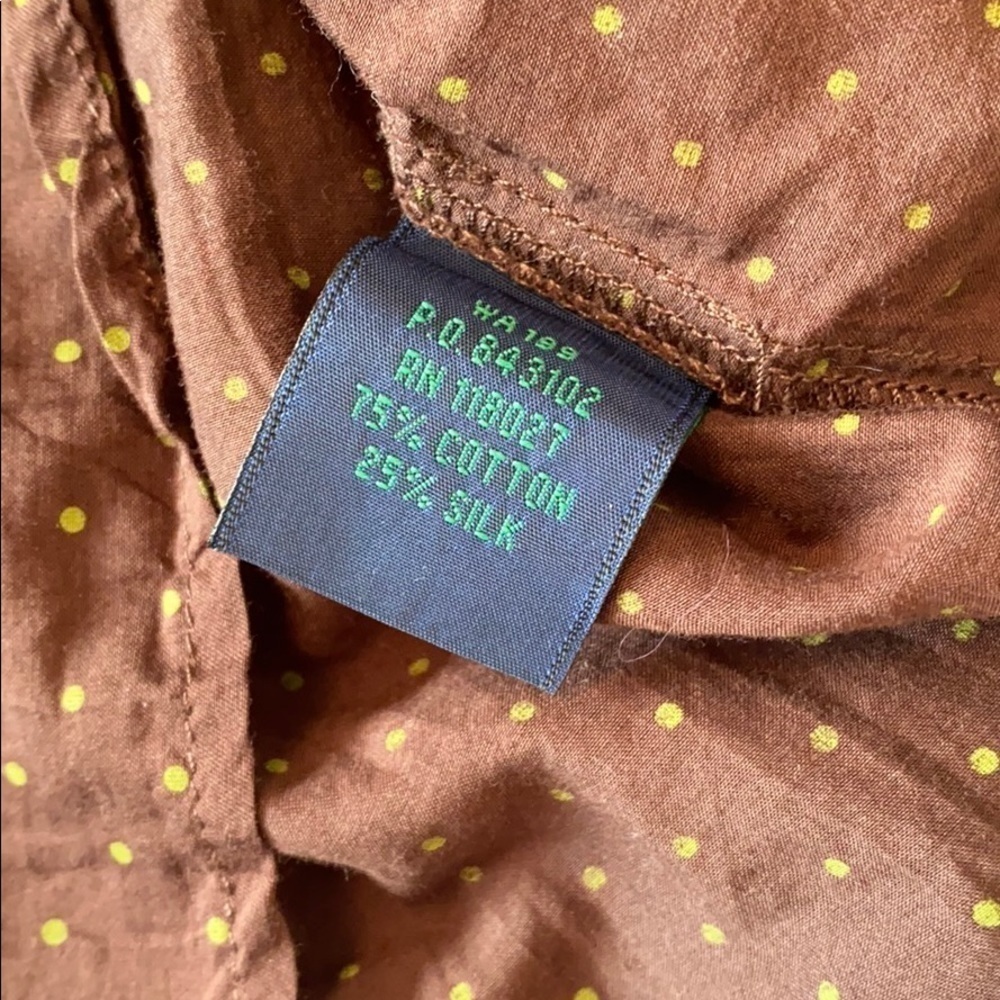 Boden cotton silk blend blouse sequin size 6 - Picture 5 of 8